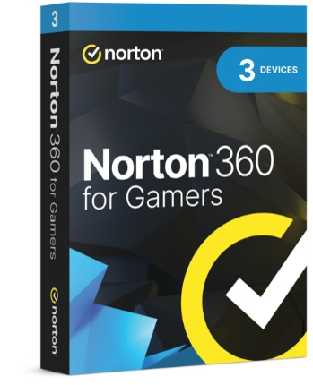 Norton 360 For Gamers Antivirus Security Commercial 1 License(s) 1 Year(s) — image 1