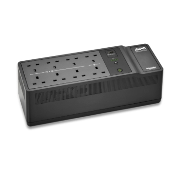 APC Back-UPS BE Series BE500G2 - UPS (wall mountable / surface mountable) - USB Type A - AC 230 V - 300 Watt - 500 VA - 9 Ah - output connectors: 8 - United Kingdom - black