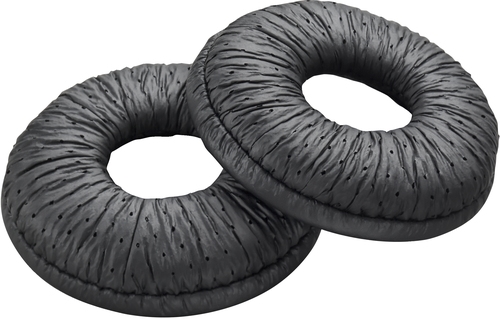 Poly - Ear cushion for wireless headset - leatherette - black (pack of 2) — image 1