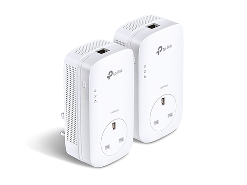 TP-Link TL-PA8010P KIT - V2 - Starter Kit - bridge - GigE, HomePlug AV (HPAV), HomePlug AV (HPAV) 2.0, IEEE 1901 - wall-pluggable (pack of 2) — image 1
