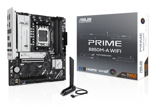 ASUS PRIME B850M-A WIFI - motherboard - micro ATX - Socket AM5 - AMD B850