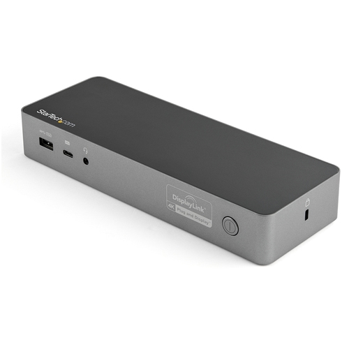 StarTech.com USB-C & USB-A Dock, Hybrid Universal Laptop Docking Station with 100W Power Delivery, Dual Monitor 4K 60Hz HDMI & DisplayPort, 4x USB 3.1 Gen 1 Hub, Gigabit Ethernet (GbE) - Hybrid USB Type-C Dock (DK30C2DPEPUE) - Docking station - USB-C - 2 x HDMI, 2 x DP - 1GbE - 170 Watt