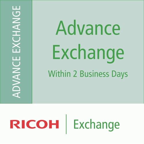 Ricoh Scanner Service Program 1 Year Warranty Renewal for Ricoh Workgroup Scanners - Extended service agreement (renewal) - replacement - 1 year - shipment - 8x5 - response time: NBD - for fi-7030, 7140, 7160, 7240, 7260, 7300NX, 8150, 8170, 8250, 8270 — image 1