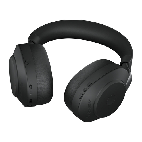Jabra Evolve2 85 UC Stereo - Headset - full size - Bluetooth - wireless, wired - active noise cancelling - 3.5 mm jack - noise isolating - black — image 1