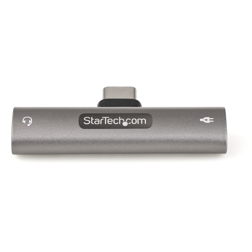 StarTech.com USB C Audio & Charge Adapter, USB-C Audio Adapter w/ 3.5mm TRRS Headphone/Headset Jack and 60W USB Type-C Power Delivery Pass-through Charger, For USB-C Phone/Tablet/Laptop - USB-C to Audio & Charging (CDP235APDM) - Docking station - USB-C