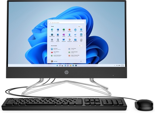 HP 200 G4 - All-in-one Core i3 10110U / up to 4.1 GHz - RAM 8 GB - SSD 256 GB - NVMe - DVD-Writer - UHD Graphics - Gigabit Ethernet - Win 11 Pro - monitor: LED 21.5" 1920 x 1080 (Full HD) @ 60 Hz