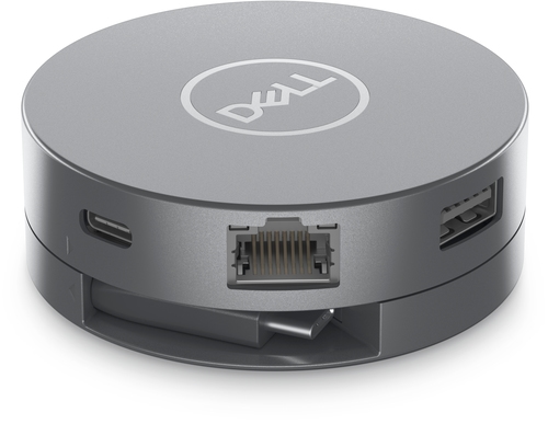 Dell 6-in-1 Multiport Adapter DA305 - Docking station - USB-C - HDMI, DP, USB-C - 1GbE