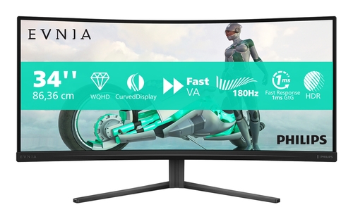 Philips Evnia 3000 34M2C3500L - LED monitor - gaming - curved - 34"