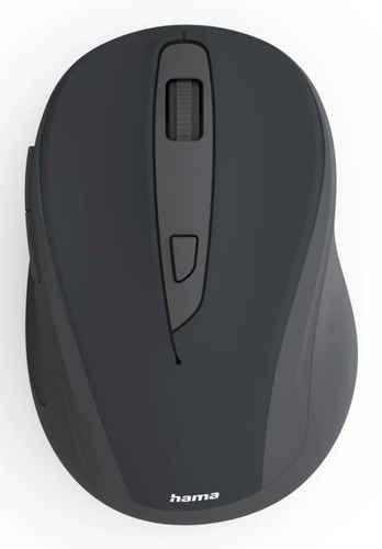 Hama WM-400 Wireless Mouse, Ergonomic, Optical, 6-Button, No Noise, Black — image 1