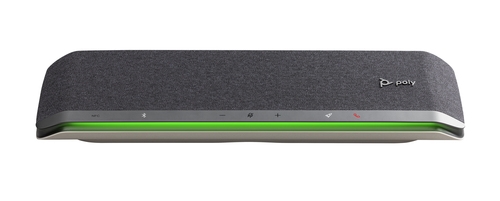 Poly Sync 60 - Smart speakerphone - Bluetooth - wired, wireless - USB-A, USB-C - black, silver - Zoom Certified — image 1