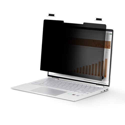 StarTech.com 14-inch 16:10 Touch Privacy Screen, Anti-Glare Privacy Filter, Laptop Monitor Screen Protector with +/- 30 Deg. View Angle, Flip-Over - 51% Blue Light Reduction (14LT6-PRIVACY-SCREEN) - Notebook privacy filter - adhesive, hinge tabs, flip hinges - 16"