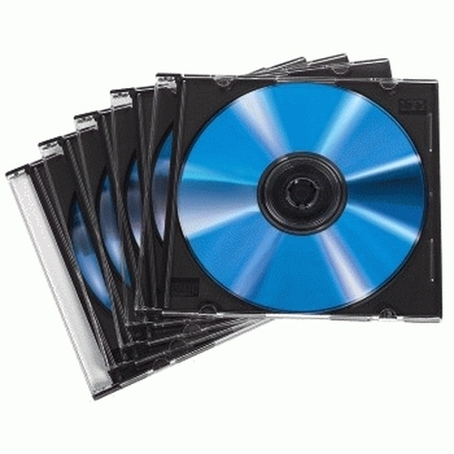 SLIM CD JEWEL CASE 50 PACK BLACK — image 1