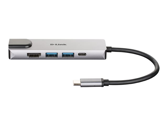 D-Link DUB-M520 - Docking station - USB-C / Thunderbolt 3 - HDMI - 1GbE