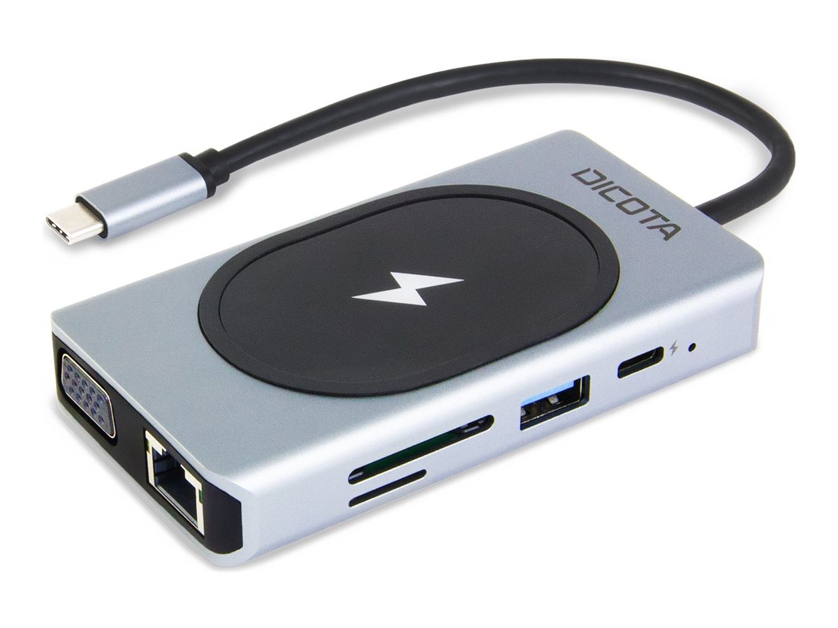 DICOTA - Docking station - USB-C - HDMI, VGA