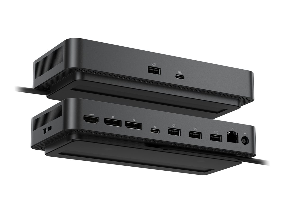 Dell Pro Dock WD25 - Docking station - USB-C - HDMI, 2 x DP, USB-C - 1GbE, 2.5GbE - 130 Watt - BTO - with 3 years Basic Hardware Service with Advanced Exchange after remote diagnosis