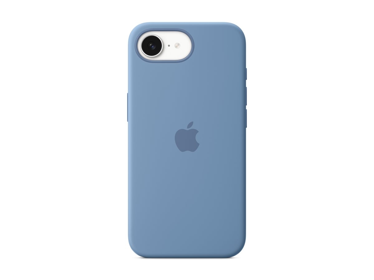 Apple - Back cover for mobile phone - silicone - winter blue - for iPhone 16e