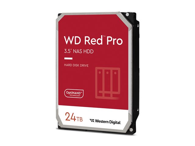 WD Red Pro WD241KFGX - hard drive - Enterprise - 24 TB - SATA 6Gb/s