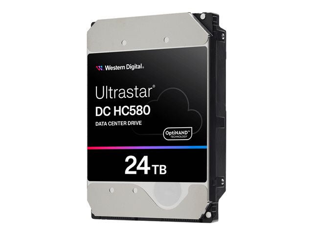 WD Ultrastar DC HC580 WUH722424ALE6L4 - hard drive - 24 TB - SATA 6Gb/s