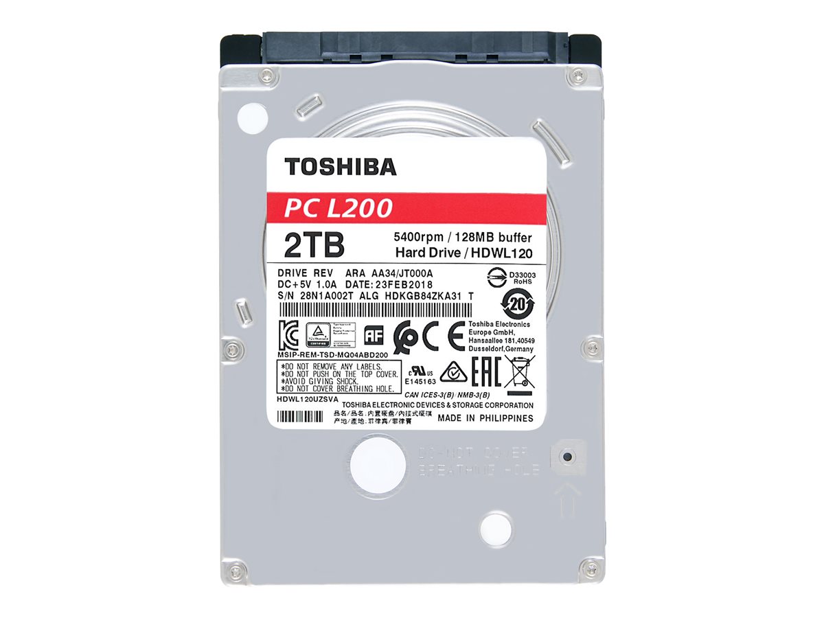 Toshiba L200 Laptop PC - hard drive - 2 TB - SATA 6Gb/s