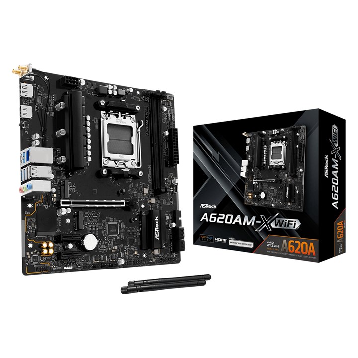 Asrock A620AM-X WiFi AMD A620A Socket AM5 Micro ATX — image 1