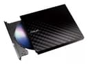 ASUS SDRW-08D2S-U LITE - Disk drive - DVD�RW (�R DL) / DVD-RAM - 8x/8x/5x - USB 2.0 - external - black thumbnail 2