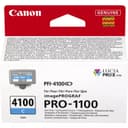 Canon PFI-4100 C - 80 ml - cyan - original - hanging box - ink tank - for imagePROGRAF PRO-1100 thumbnail 2