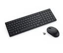 Dell Pro Compact Silent Keyboard and Mouse - KM555 - Keyboard and mouse set - wireless - 2.4 GHz, Bluetooth 5.1 - QWERTY - US International - black - with 3 years NBD Advance Exchange thumbnail 1