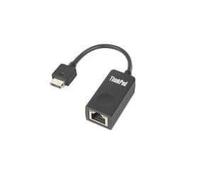 Lenovo ThinkPad Ethernet Extension Adapter Gen 2 - Network adapter cable - RJ-45 (F) to Lenovo Ethernet extension connector (M) - 8 cm - for ThinkCentre M75t Gen 2, ThinkPad L13 Yoga Gen 2, P14s Gen 2, T14s Gen 2, X13 Gen 2