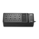 APC Back-UPS BE Series BE500G2 - UPS (wall mountable / surface mountable) - USB Type A - AC 230 V - 300 Watt - 500 VA - 9 Ah - output connectors: 8 - United Kingdom - black
