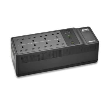 APC Back-UPS BE Series BE500G2 - UPS (wall mountable / surface mountable) - USB Type A - AC 230 V - 300 Watt - 500 VA - 9 Ah - output connectors: 8 - United Kingdom - black