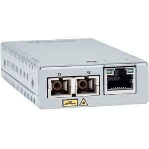 Allied Telesis AT MMC2000/SC - Fibre media converter - 1GbE - 10Base-T, 1000Base-SX, 100Base-TX, 1000Base-T - RJ-45 / SC multi-mode - up to 500 m - 850 nm - TAA Compliant