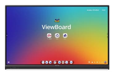 ViewSonic ViewBoard IFP7553 - 75" Diagonal Class (74.5" viewable) - IFP53 Series LED-backlit LCD display - interactive - with touchscreen (multi touch) / 8-microphone array / optional slot-in PC capability - Android - 4K UHD (2160p) 3840 x 2160 - Direct LED — view 1