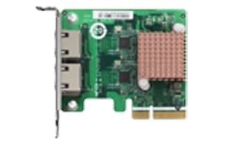 QNAP QXG-2G2T-I225 - Network adapter - PCIe 2.0 x2 low profile - 2.5GBase-T x 2 - for QNAP QGD-1600, TS-1232, 1253, 251, 253, 432, 453, 653, 832, 853, h1283, h977, TVS-672, 872