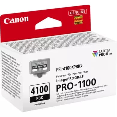 Canon PFI-4100 PBK - 80 ml - photo black - original - hanging box - ink tank - for imagePROGRAF PRO-1100 — view 4
