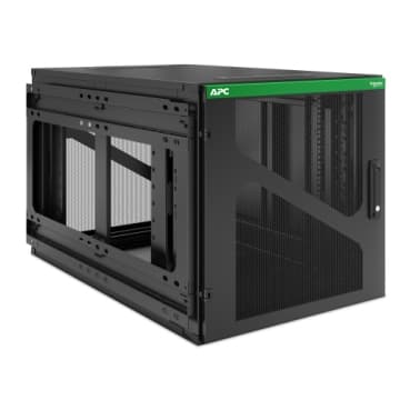 APC NetShelter - Rack - wall mountable - 12U - 19" — view 5