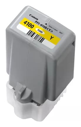 Canon PFI-4100 Y - 80 ml - yellow - original - hanging box - ink tank - for imagePROGRAF PRO-1100