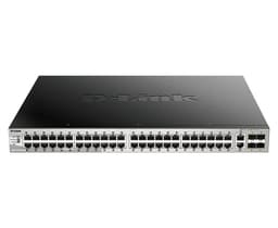 D-Link DGS 3130-54PS - Switch - L3 Lite - Managed - 48 x 10/100/1000 (PoE) + 2 x 10 Gigabit Ethernet + 4 x 10 Gigabit SFP+ (370 W)