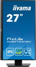 iiyama ProLite XUB2763HSU-B1 - LED monitor - 27" - 1920 x 1080 Full HD (1080p) @ 100 Hz - IPS - 250 cd/m� - 1300:1 - 3 ms - HDMI, DisplayPort - speakers - black, matte thumbnail 3