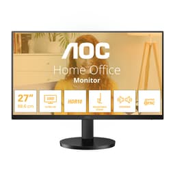 AOC U27B3AF - LED monitor - 27" - 3840 x 2160 4K UHD (2160p) @ 60 Hz - IPS - 350 cd/m� - 1000:1 - HDR10 - 4 ms - 2xHDMI, DisplayPort - speakers - black