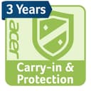 Acer Care Plus Carry-in - Extended service agreement - parts and labour - 3 years - pick-up and return - must be activated within 365 days of the product purchase - with Equipment Protection Fixed Fee thumbnail 1