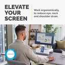 BREYTA MONITOR STAND - WHITE thumbnail 2