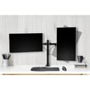 Kensington SmartFit Ergo Dual Extended Monitor Arm mounting kit - adjustable arm - for 2 monitors - black thumbnail 6