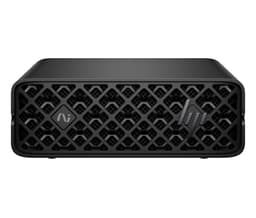 HP ZGX Nano G1n AI Station - Mini 1 x GB10 Grace Blackwell Superchip Cortex-A725 + Cortex-X925 - RAM 128 GB - SSD 1 TB - NVMe, TLC, SED - NVIDIA Blackwell - Gigabit Ethernet, 2.5 Gigabit Ethernet, 5 Gigabit Ethernet, 10 Gigabit Ethernet, 200 Gigabit Ethernet, IEEE 802.11ax (Wi-Fi 6), IEEE 802.11be (Wi-Fi 7), Bluetooth 5.4 - NVIDIA DGX OS 7 - monitor: none - black
