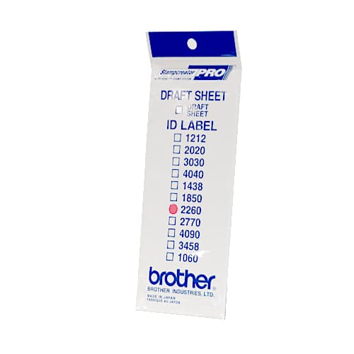 Brother id2260 - 22 x 60 mm 12 label(s) stamp ID labels - for StampCreator PRO SC-2000, PRO SC-2000USB — view 1