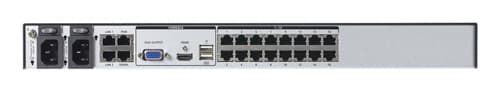 ATEN KN Series - KVM / audio switch - CAT 5e/6 - 16 x KVM / audio - 1 local user - desktop, rack-mountable — view 3