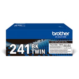 Brother TN241BK - 2-pack - black - original - toner cartridge - for Brother DCP-9015, DCP-9020, HL-3140, HL-3150, HL-3170, MFC-9140, MFC-9330, MFC-9340