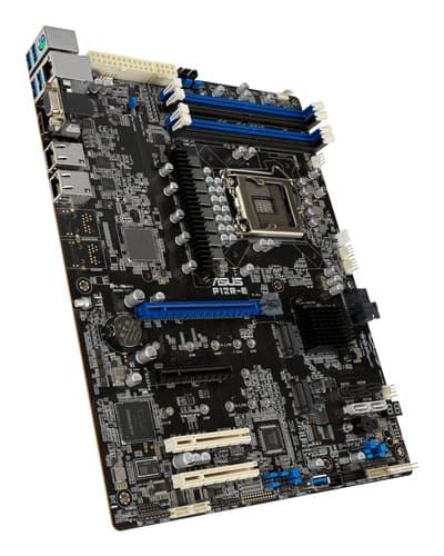 ASUS P12R-E - Motherboard - ATX - LGA1200 Socket - C256 Chipset - USB 3.2 Gen 2, USB 3.2 Gen 1 - 2 x Gigabit LAN - onboard graphics