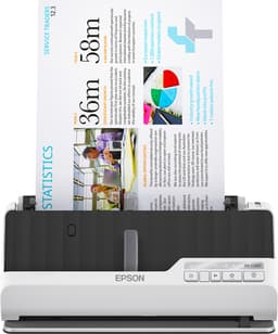 Epson DS-C490 - Sheetfed scanner - Duplex - A4/Legal - 600 dpi x 600 dpi - ADF (20 sheets) - up to 3500 scans per day - USB 2.0