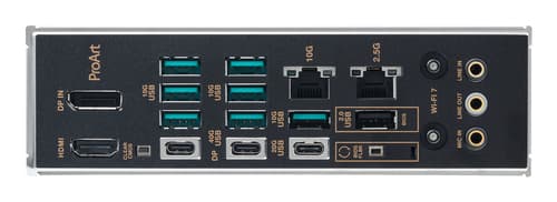 ASUS ProArt X870E-CREATOR WIFI - Motherboard - ATX - Socket AM5 - AMD X870E Chipset - USB4, USB-C 3.2 Gen 2x2, USB 3.2 Gen 2, USB 3.2 Gen 1 - Wi-Fi 7, 10 Gigabit LAN, Bluetooth - onboard graphics (CPU required) - HD Audio (8-channel) — view 10
