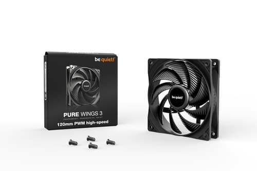 be quiet! Pure Wings 3 120mm PWM high-speed Computer case Fan 12 cm Black 1 pc(s) — view 4